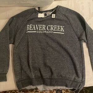 Grey Beaver creek Colorado women’s crewneck